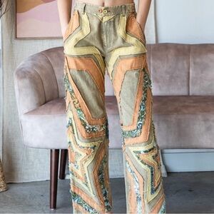 Oli & Hali Multicolor Straight Leg Pants